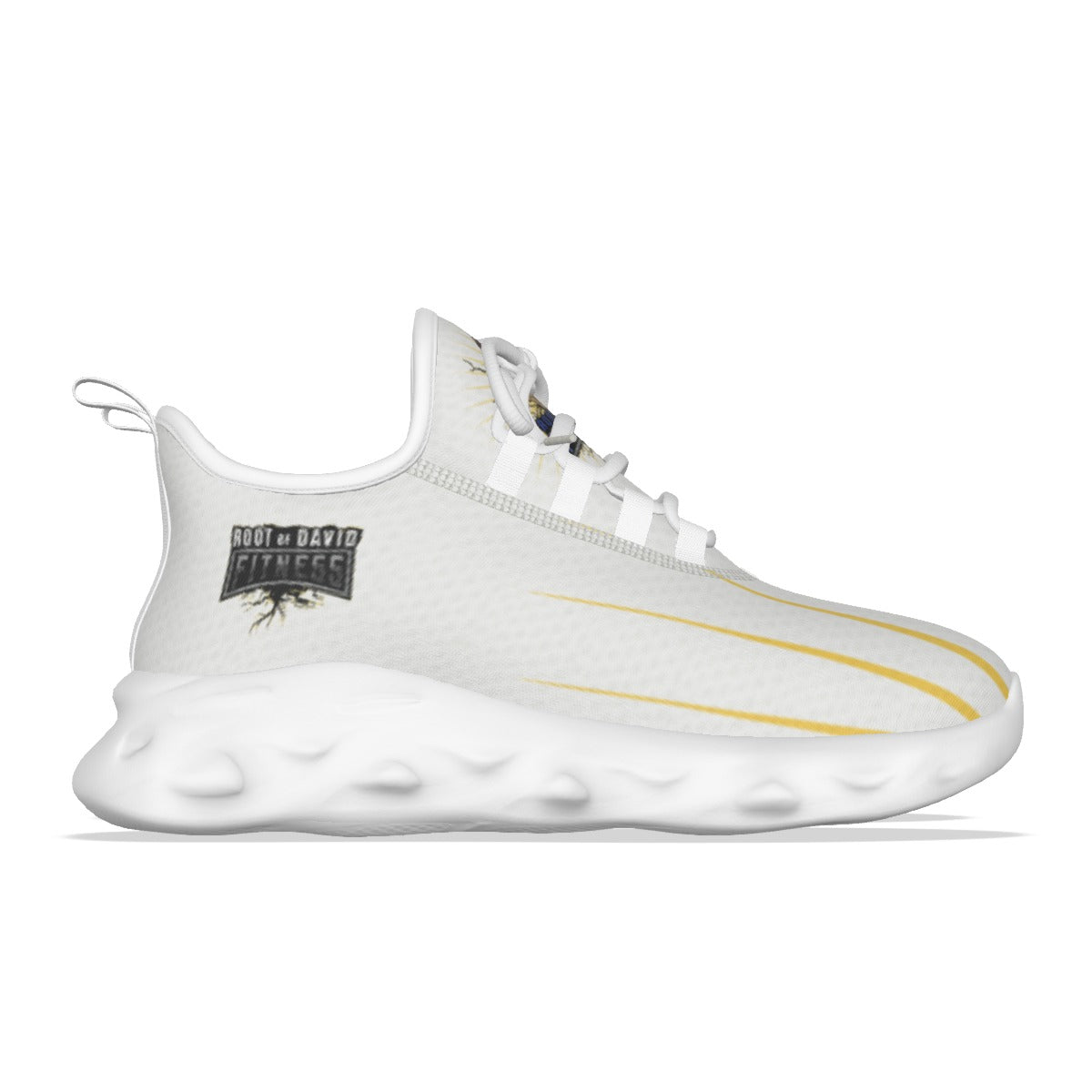 Root of David I - Morning Star - Unisex Shoe(MEN'S SIZES) White/Black White/White