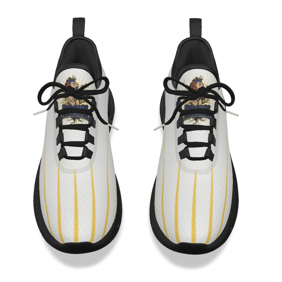 Root of David I - Morning Star - Unisex Shoe(MEN'S SIZES) White/Black White/White