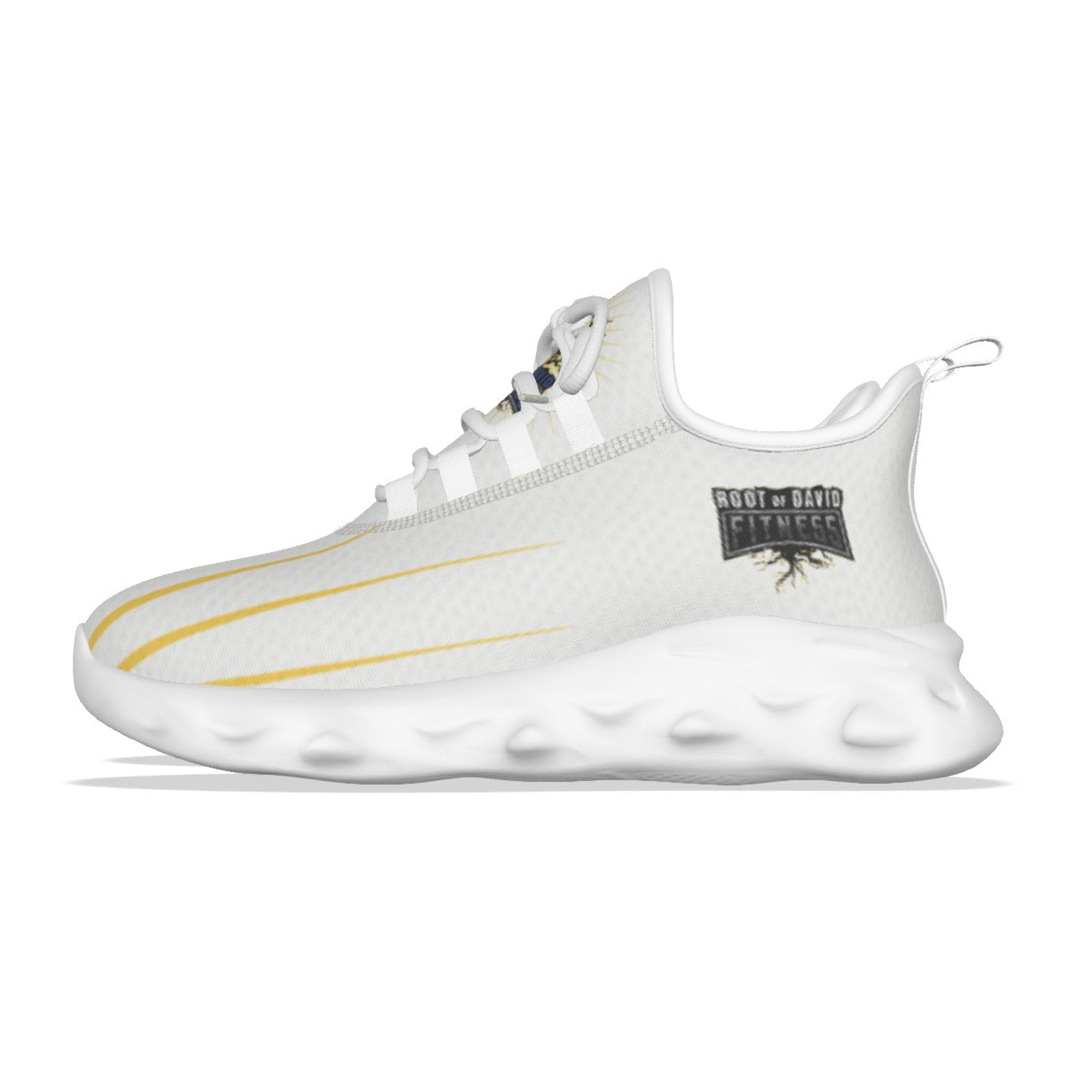 Root of David I - Morning Star - Unisex Shoe(MEN'S SIZES) White/Black White/White