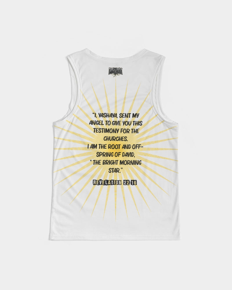 Morning Star White Men's Sport Tank