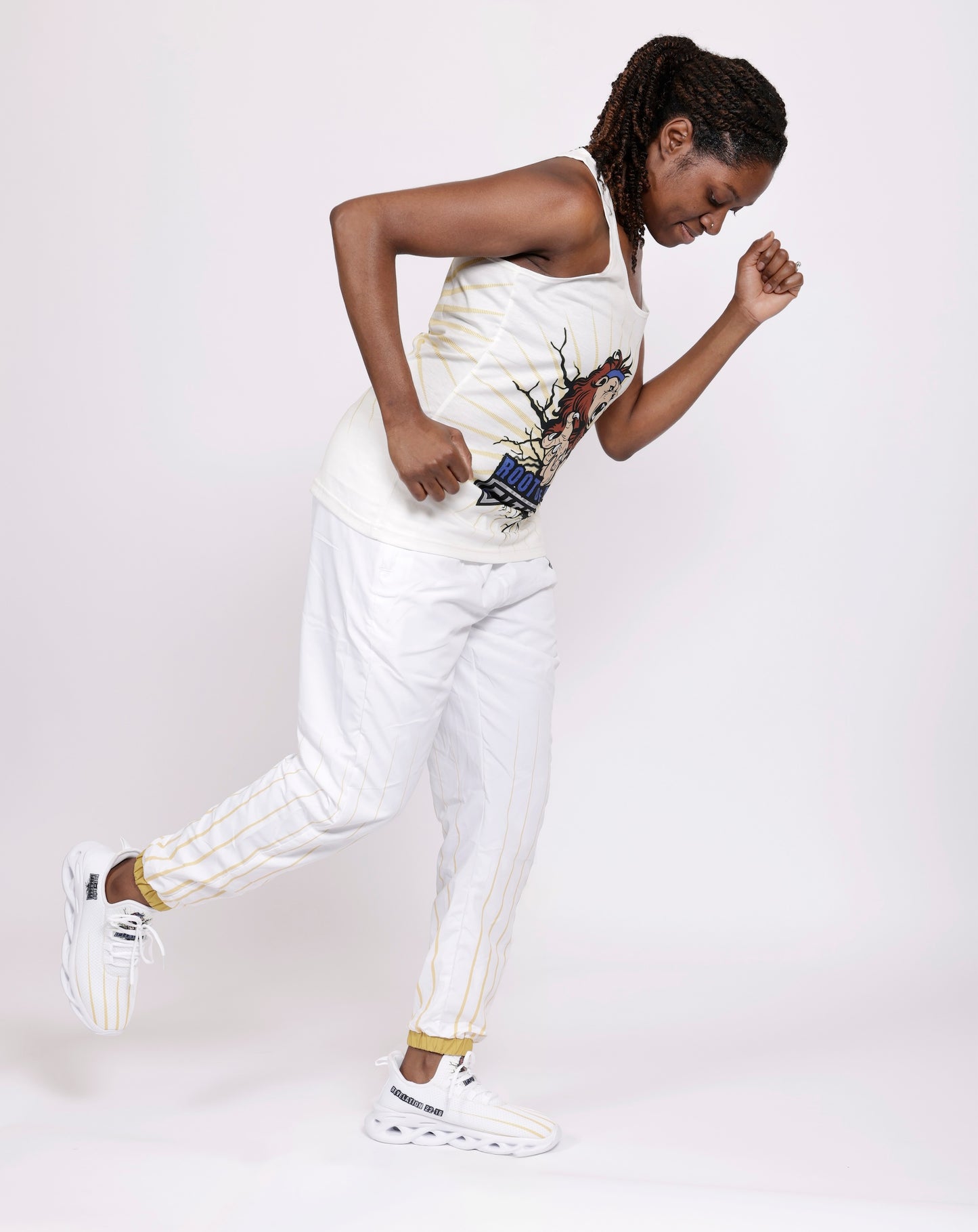 Morning Star White Women's Track Pants