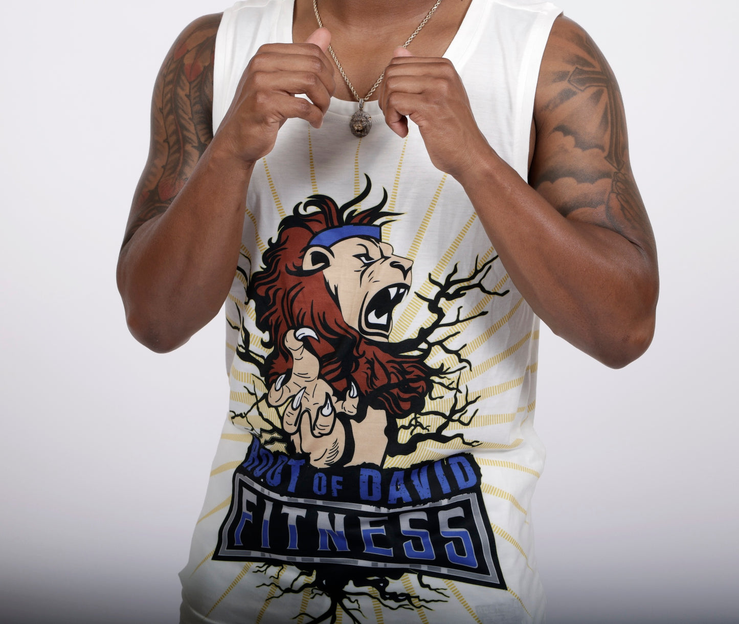 Morning Star White Men's Sport Tank