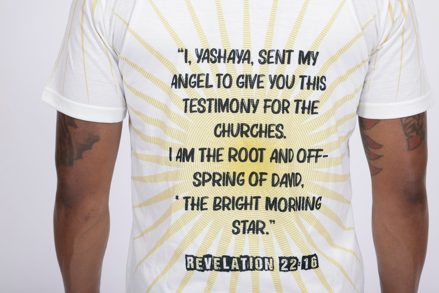 Morning Star White Men's Tee