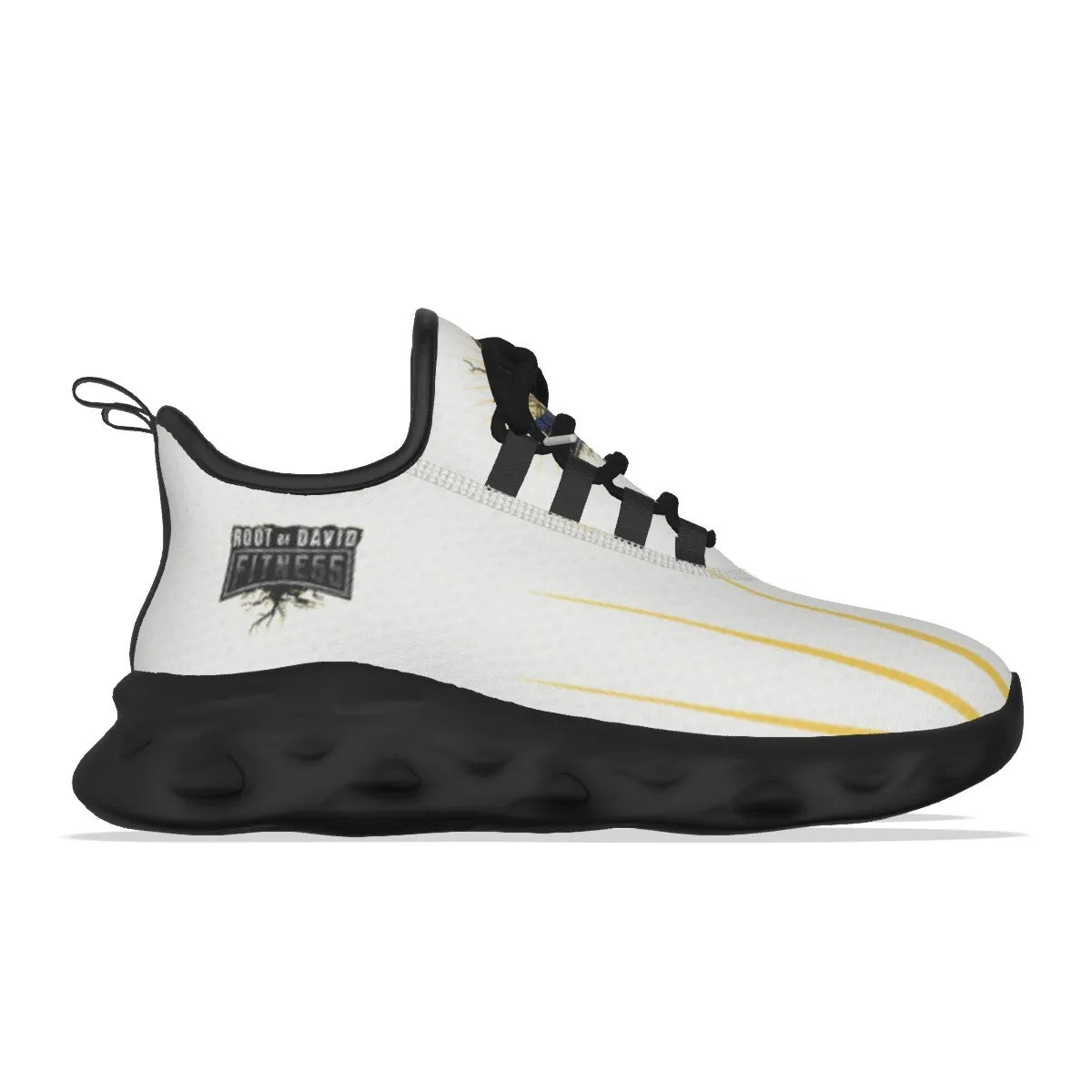 Root of David I - Morning Star - Unisex Shoe(MEN'S SIZES) White/Black White/White